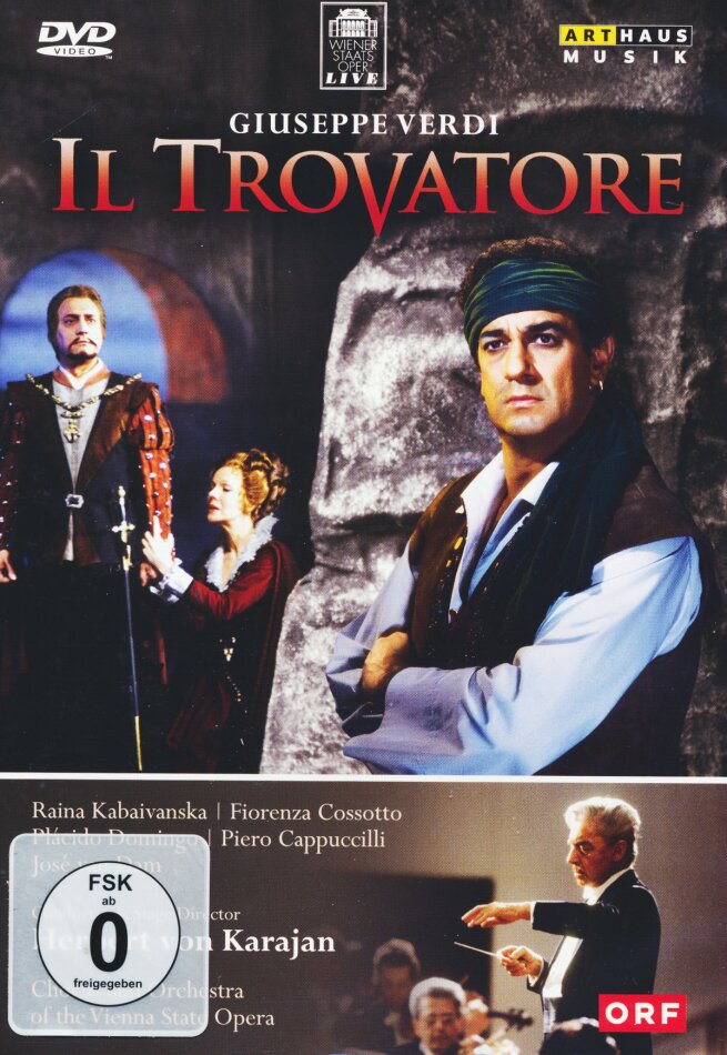 Wiener Staatsoper, Herbert von Karajan & Plácido Domingo - Verdi - Il Trovatore Arthaus Musik