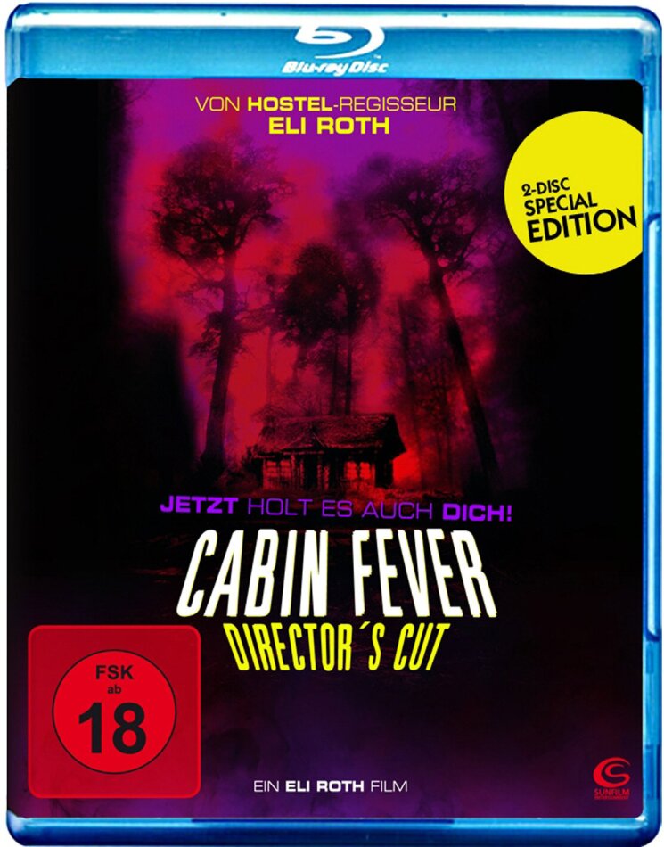 Cabin Fever (2002) Director's Cut, 2 Blu-rays
