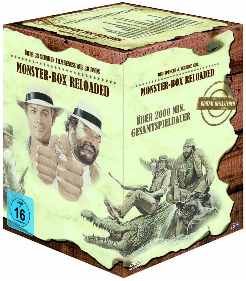 Bud Spencer & Terence Hill Monsterbox - Reloaded 20 DVDs