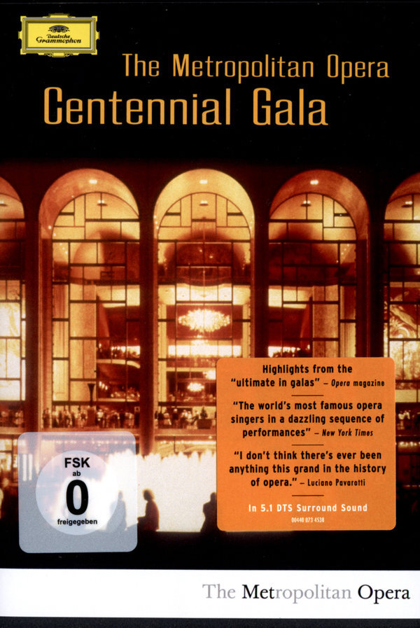 Metropolitan Opera Orchestra, James Levine & Leonard Bernstein (1918-1990) - Metropolitan Opera Centennial Gala 1983 Deutsche Grammophon, 2 DVDs