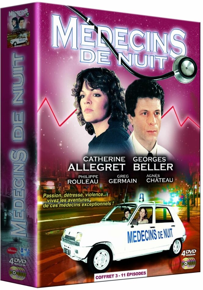 Médecins de nuit - Coffret 3 4 DVDs