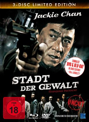 Stadt der Gewalt - Shinjuku Incident (2009) (Mediabook, Blu-ray + 2 DVDs)