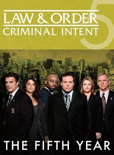 Law & Order - Criminal Intent - The Fifth Year 5 DVDs