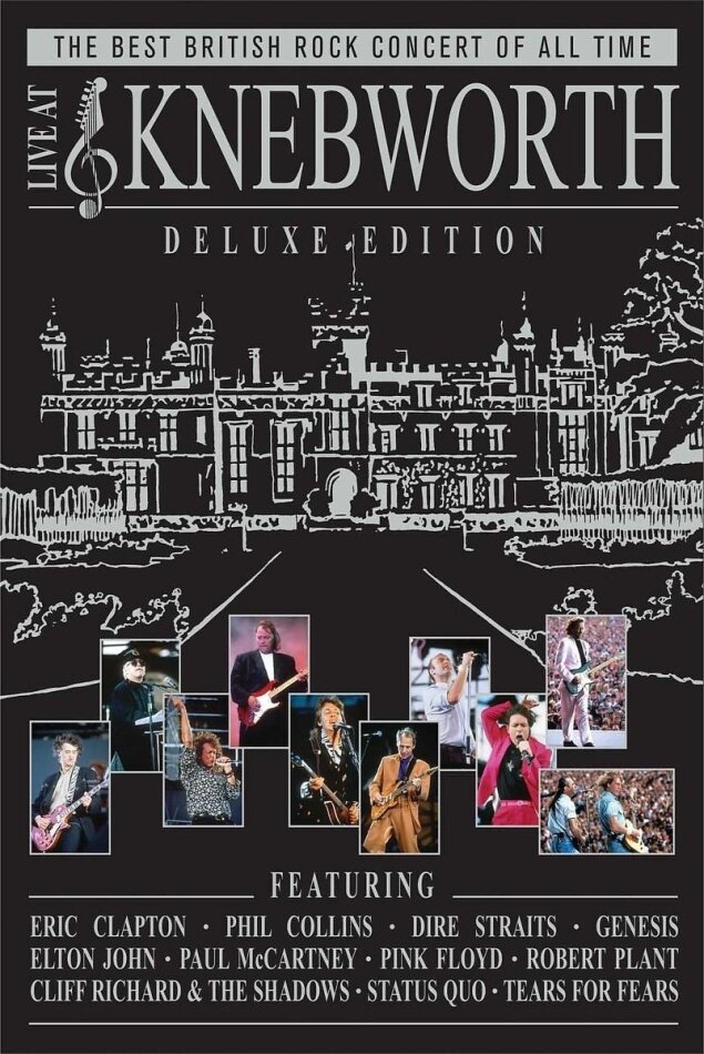 Various Artists - Live at Knebworth Deluxe Edition, 2 DVDs + 2 CDs