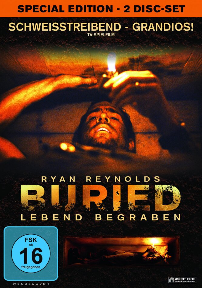 Buried - Lebend begraben (2010) Special Edition, 2 DVDs