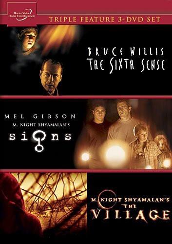 Signs / The Village / The Sixth Sense 3 DVDs