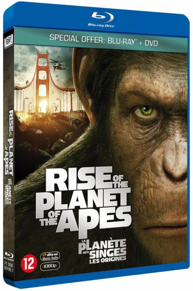 Rise of the Planet of the Apes - La planète des singes: Les origines (2011) Blu-ray + DVD