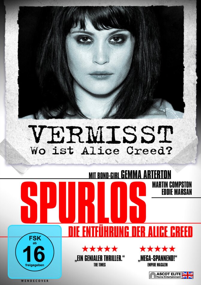Spurlos - Die Entführung der Alice Creed - The disappearance of Alice Creed