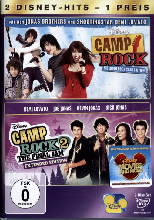 Camp Rock / Camp Rock 2 Extended Edition, 2 DVDs
