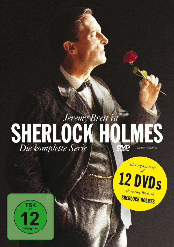 Sherlock Holmes - Die komplette Serie Neuauflage, 12 DVDs