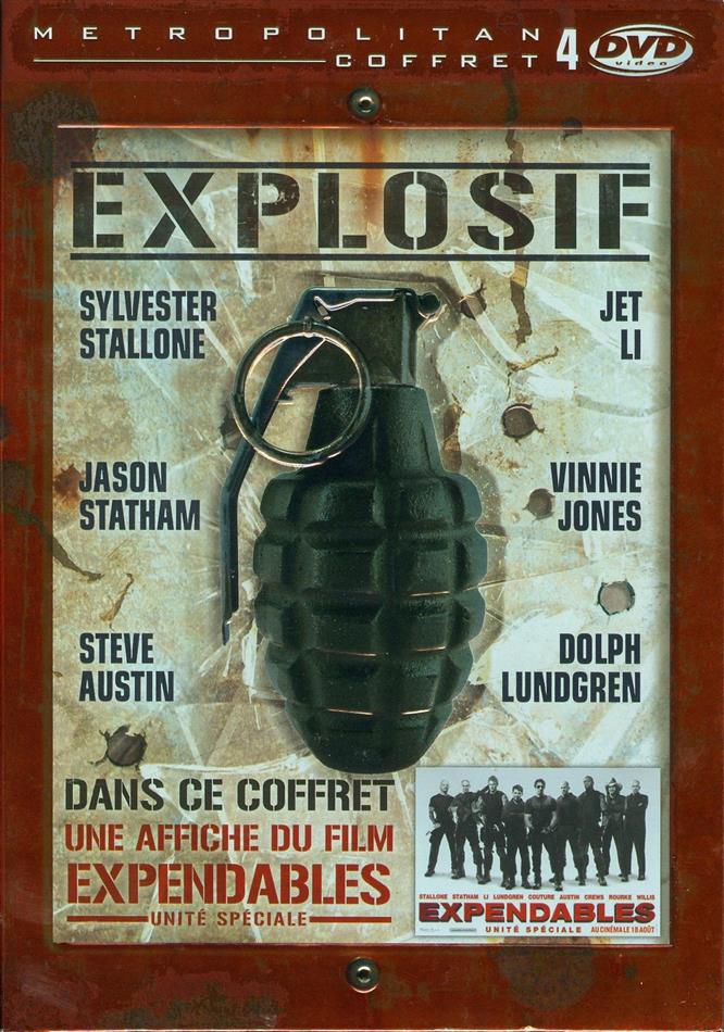 Explosif : Les héros de Expendables Coffret, 4 DVD