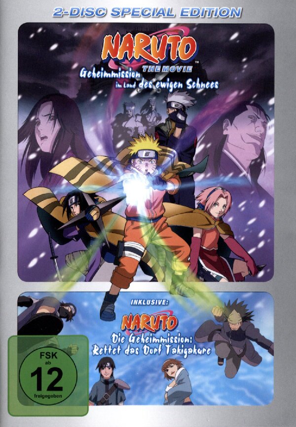 Naruto - The Movie - Geheimmission im Land des ewigen Schnees (2004) Deluxe Edition, 2 DVDs