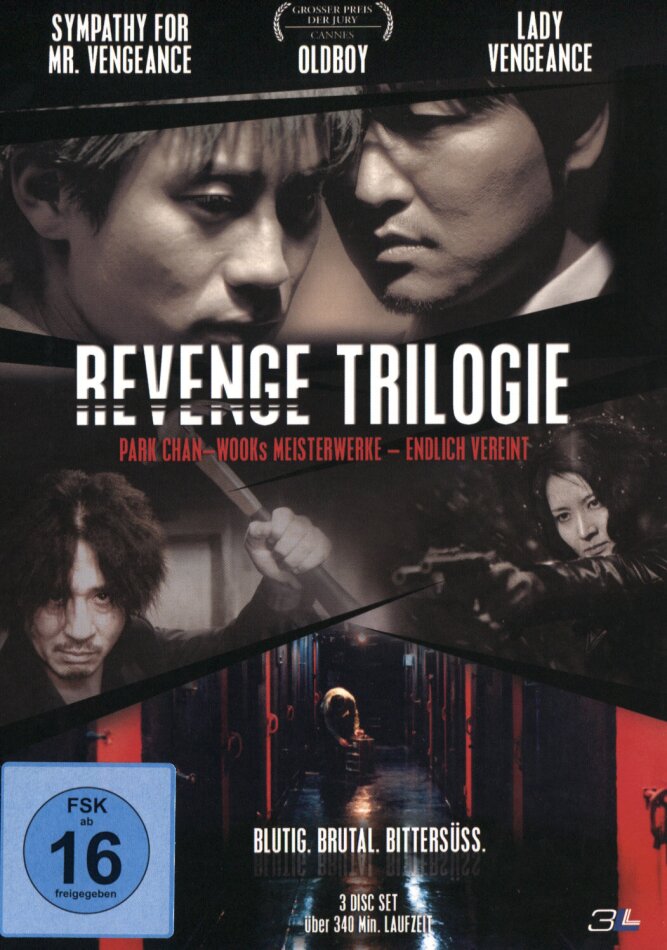 Revenge Trilogie - Sympathy for Mr. Vengeance / Old Boy / Lady Vengeance 3 DVDs