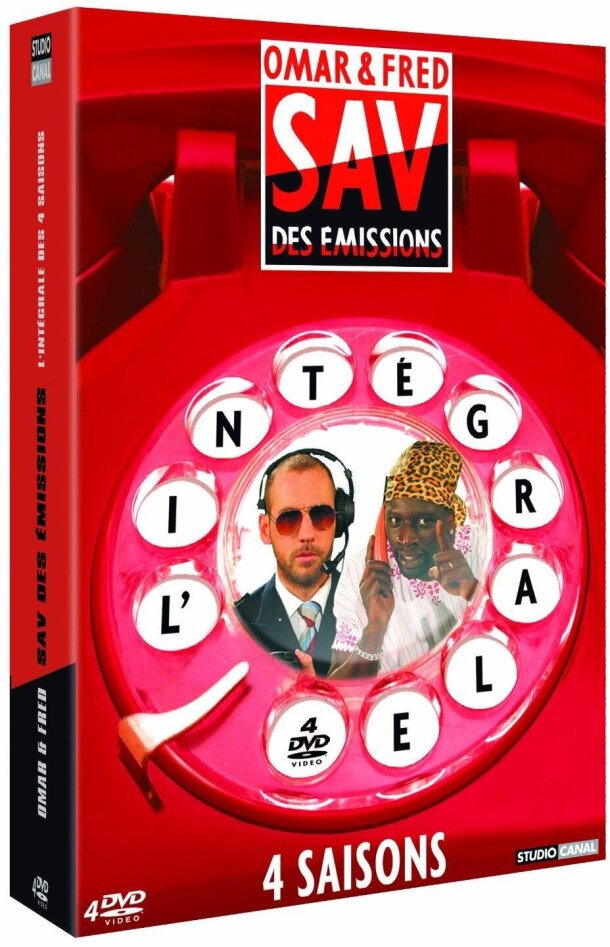 Omar & Fred - SAV des émissions - L'intégrale des 4 Saisons 4 DVDs