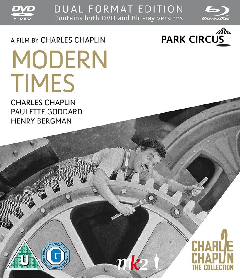 Charlie Chaplin - Modern times (1936) b/w, DVD + Blu-ray