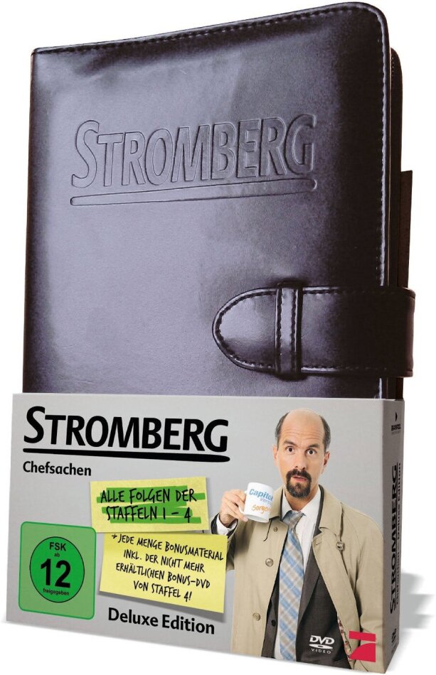 Stromberg - Staffeln 1-4 (Limited Deluxe Edition 9 DVDs inkl. Leder-Mappe)