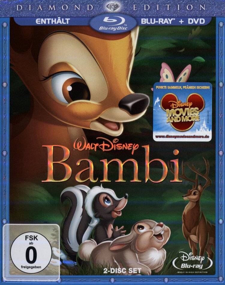Bambi (1942) Diamond Edition, Blu-ray + DVD