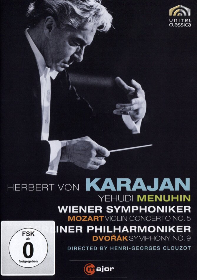 Berliner Philharmoniker, Wiener Symphoniker & Herbert von Karajan - Dvorák - Symphony 9 / Mozart - Violin Concerto 5 C Major, Unitel Classica