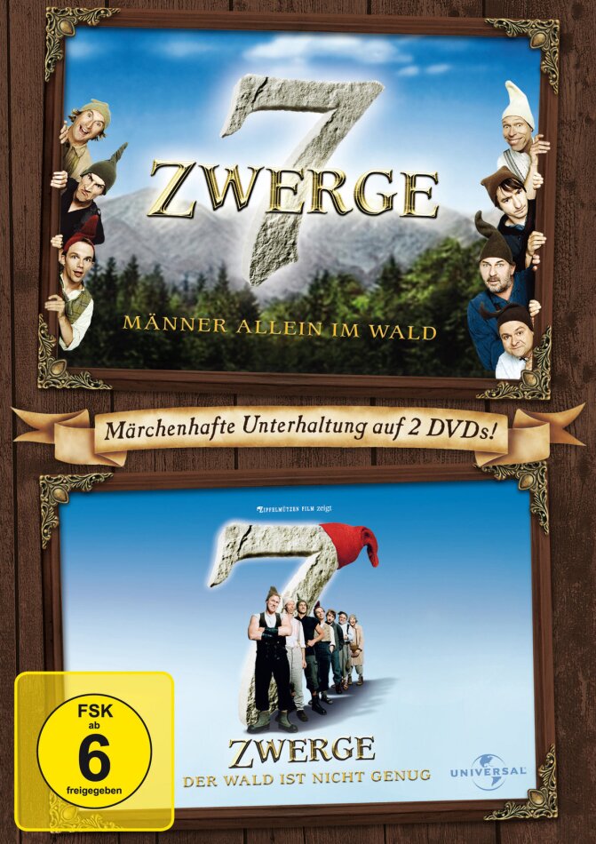 7 Zwerge - Männer allein im Wald / Der Wald ist nicht genug 2 DVDs