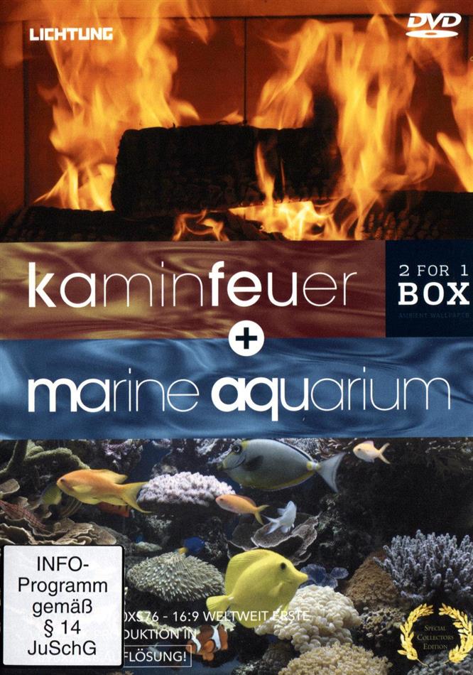 Kaminfeuer / Marine Aquarium 2 DVDs
