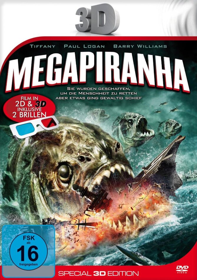 Megapiranha (2010) Blu-ray 3D (+2D) + DVD