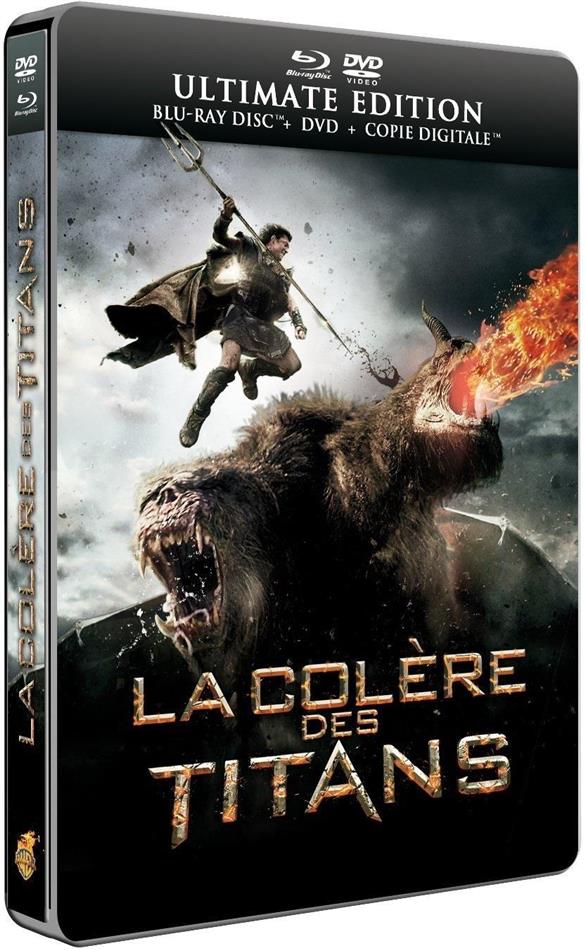 La Colère des Titans (2012) Steelbook, Blu-ray + DVD