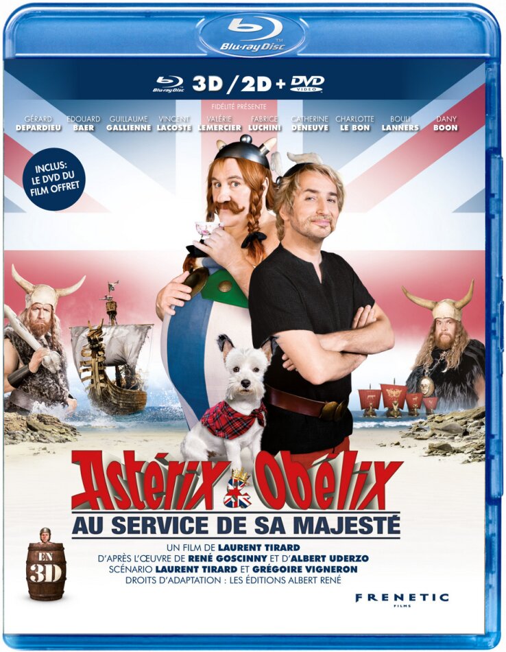 Astérix et Obélix - Au service de sa majesté (2012) Blu-ray 3D + Blu-ray + 2 DVD