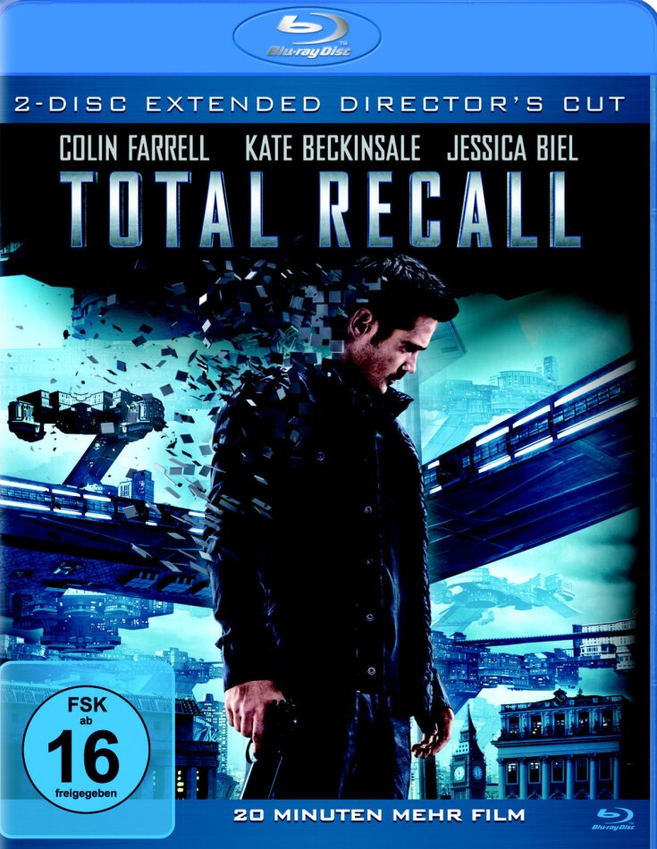 Total Recall (2012) Director's Cut, Kinoversion, 2 Blu-rays