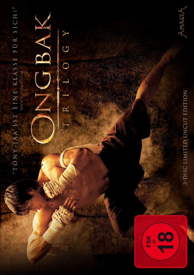 Ong Bak Trilogy Limited Edition, Steelbook, Uncut, 3 DVDs