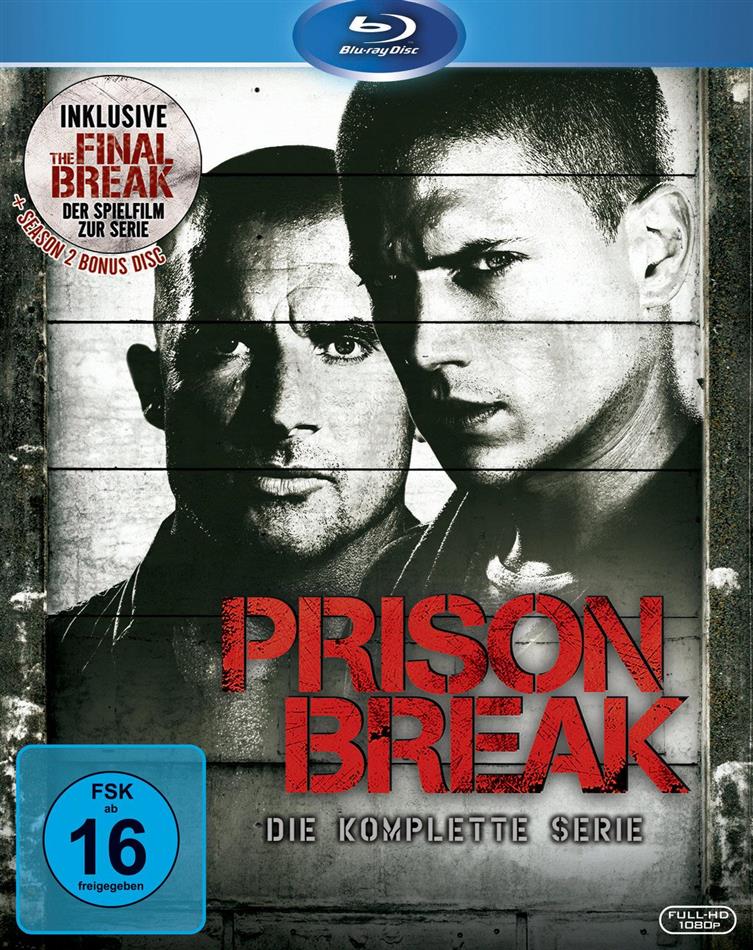 Prison Break - Die komplette Serie (inkl. The Final Break) 24 Blu-rays