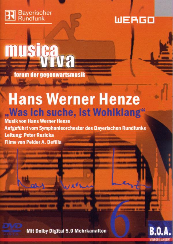 Henze Hans Werner - Was ich suche ist Wohlklang Wergo