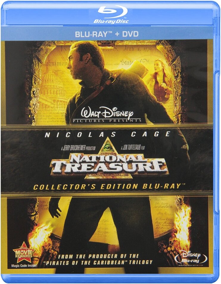 National Treasure (2004) Collector's Edition, Blu-ray + DVD