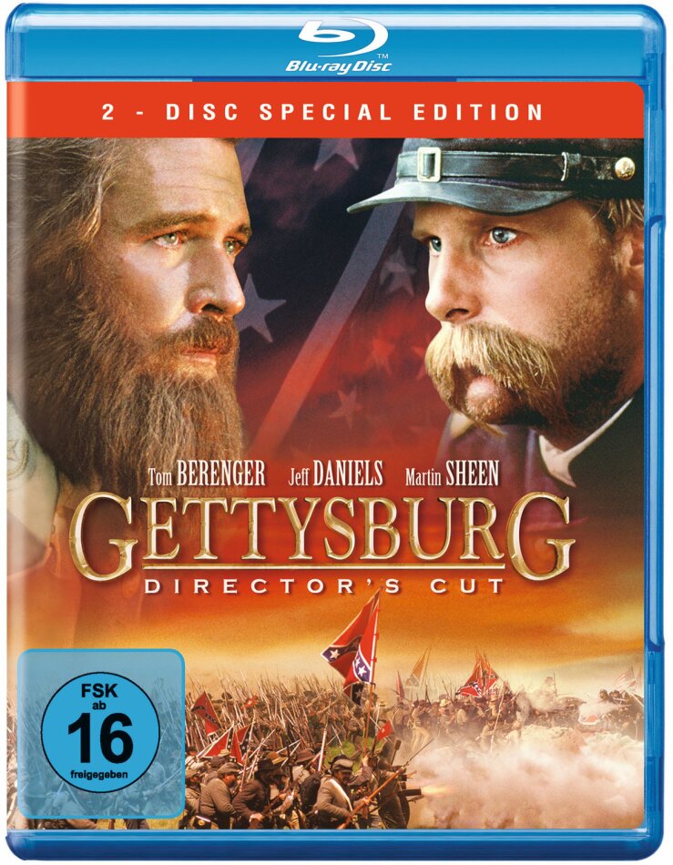 Gettysburg (1993) Director's Cut, Special Edition, 2 Blu-rays