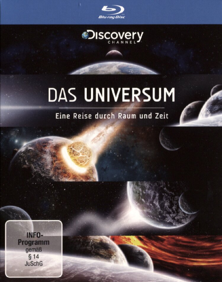 Das Universum - Eine Reise durch Raum und Zeit - Staffel 1 Discovery Channel, 2 Blu-rays