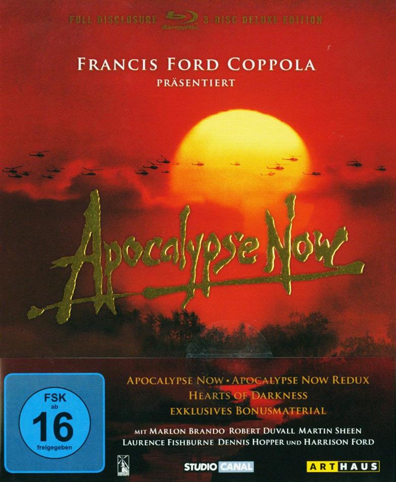 Apocalypse Now (1979) Deluxe Edition, 3 Blu-rays