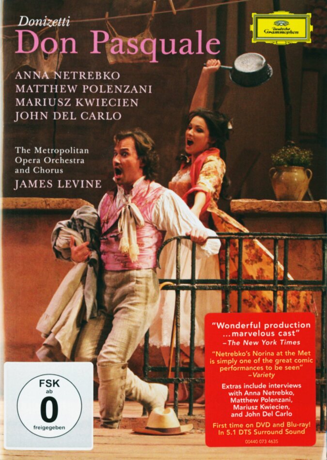 Metropolitan Opera Orchestra, James Levine & John Del Carlo - Donizetti - Don Pasquale Deutsche Grammophon