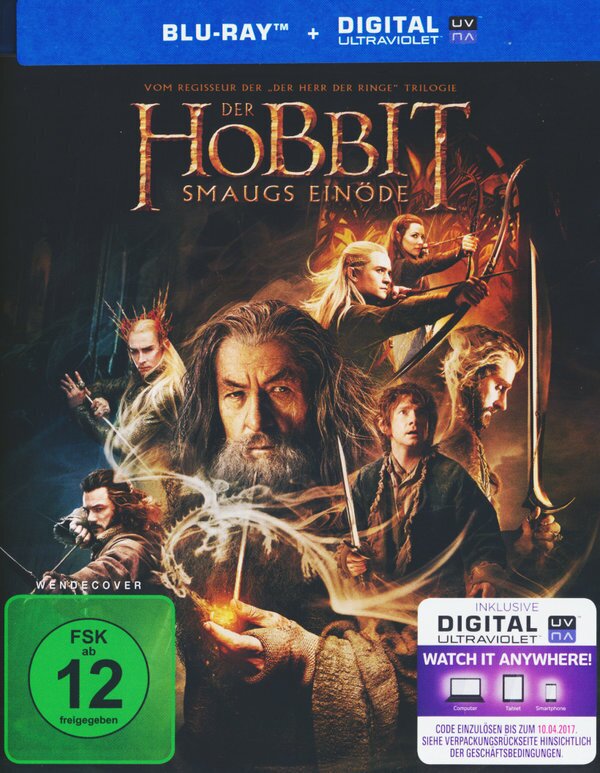 Der Hobbit 2 - Smaugs Einöde (2013) 2 Blu-rays