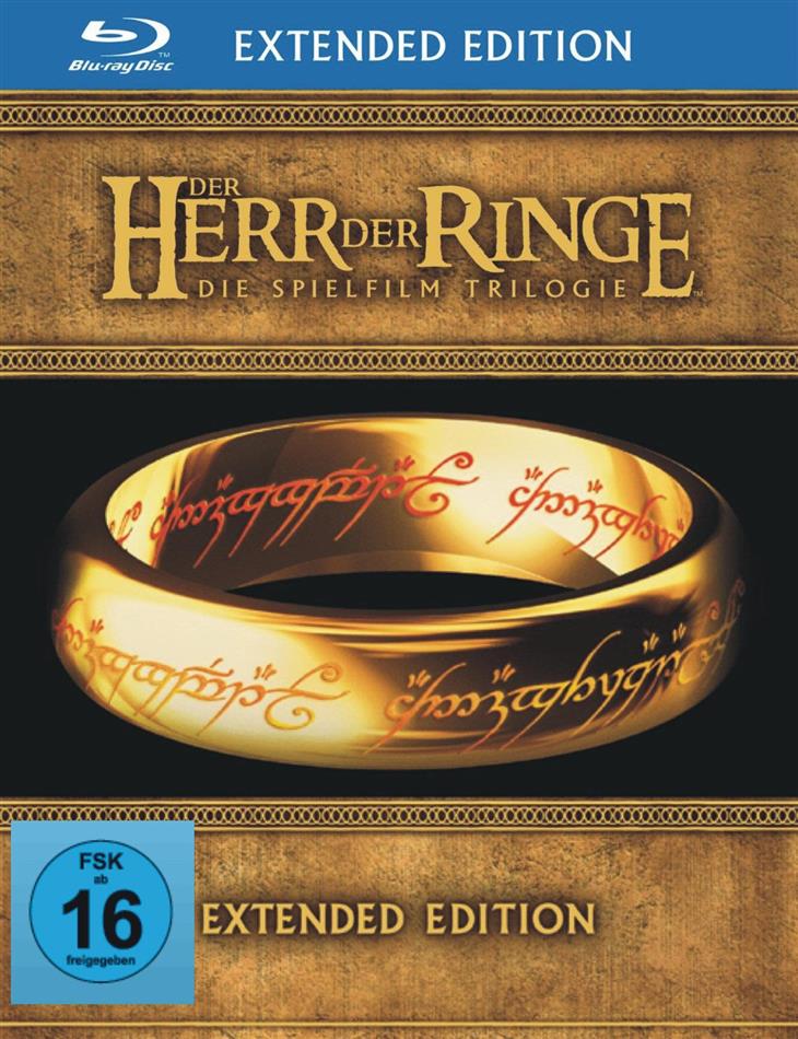 Der Herr der Ringe - Trilogie Extended Edition, 6 Blu-rays + 9 DVDs