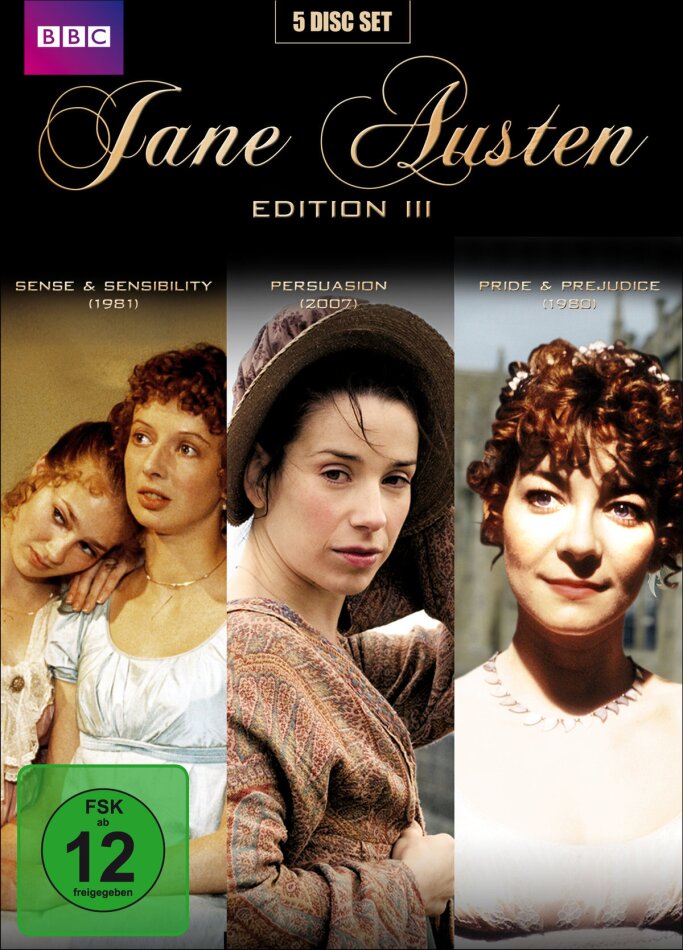 Jane Austen Edition 3, 5 DVDs