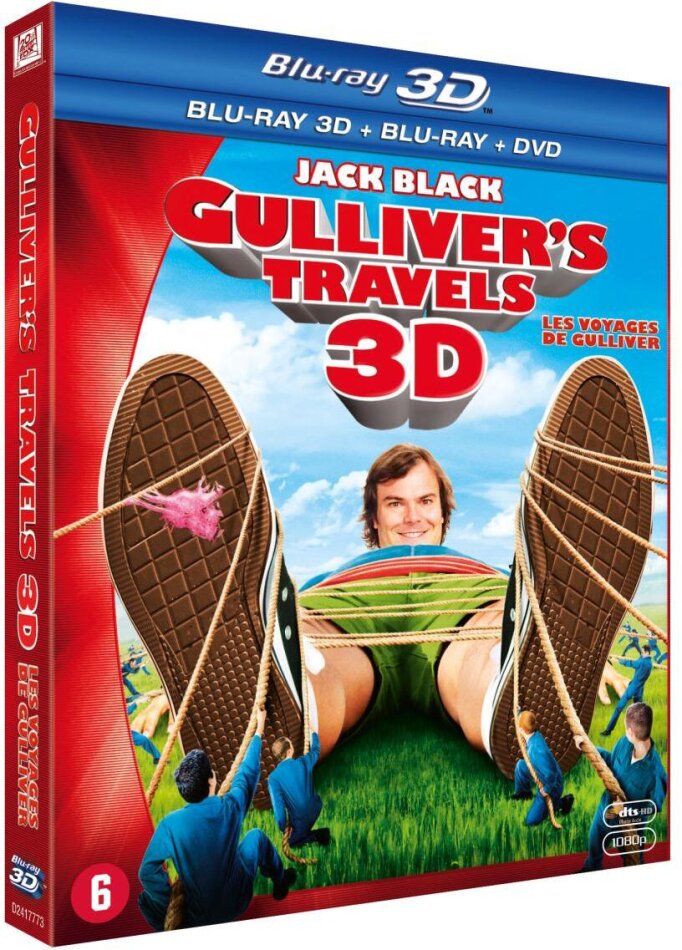 Gulliver's Travels - Les voyages de Gulliver (2010) Blu-ray 3D (+2D) + DVD