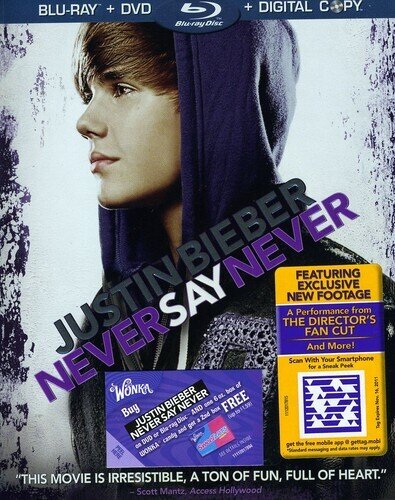 Never Say Never Blu-ray + DVD + Digital Copy
