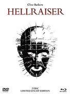 Hellraiser (1987) White Edition, Limited Edition, Mediabook, Uncut, Blu-ray + DVD