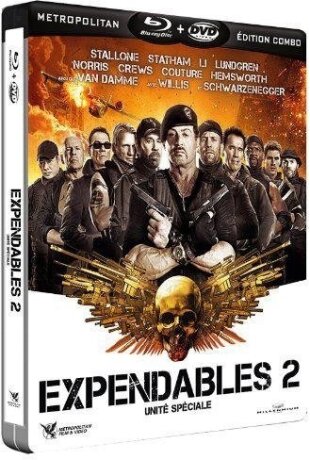 Expendables 2 - Unité spéciale (2012) Steelbook, Blu-ray + DVD