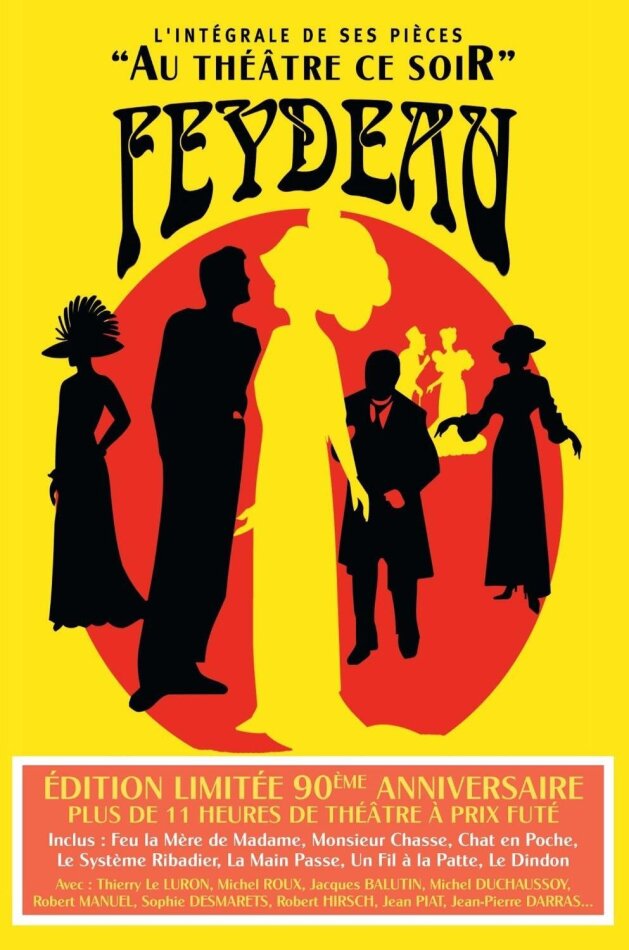 Feydeau - L'intégrale de ses pièces "'Au théâtre ce soir" 7 DVDs