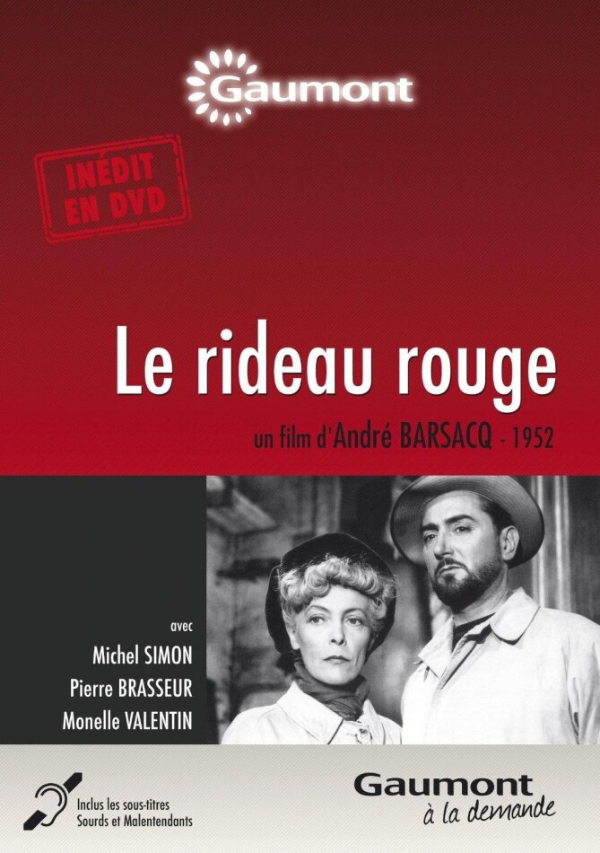Le rideau rouge (1952) Collection Gaumont à la demande, s/w
