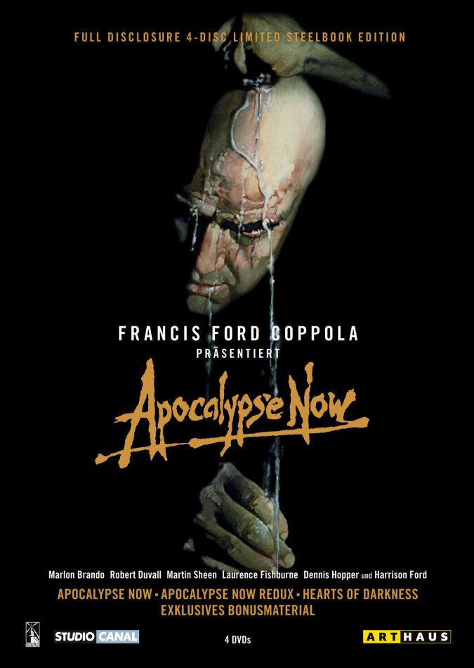 Apocalypse Now (1979) Arthaus, Steelbook, 4 DVDs