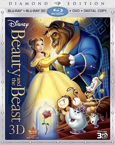 Beauty and the Beast (1991) Blu-ray 3D + Blu-ray + DVD + Digital Copy