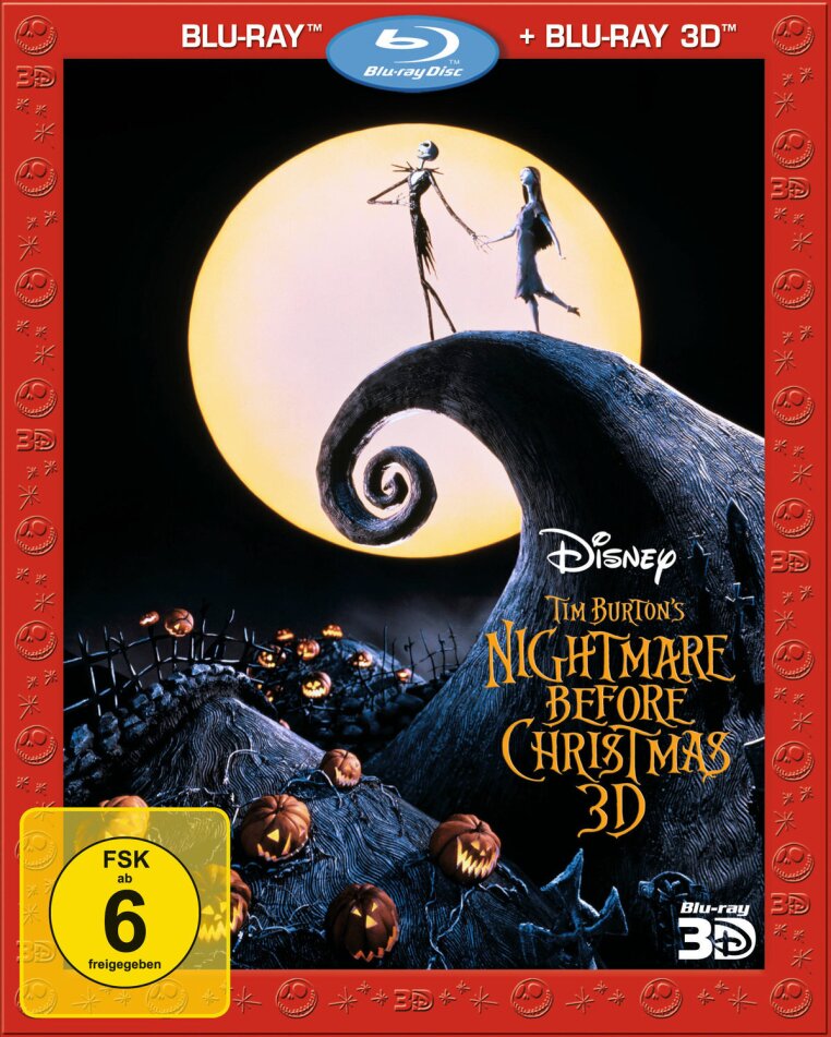 Nightmare Before Christmas (1993) Blu-ray 3D + Blu-ray
