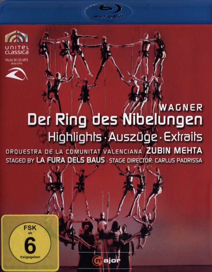 Orquestra de la Comunitat Valenciana, La Fura Dels Baus & Zubin Mehta - Wagner - Der Ring des Niebelungen (Highlights) C Major, Unitel Classica