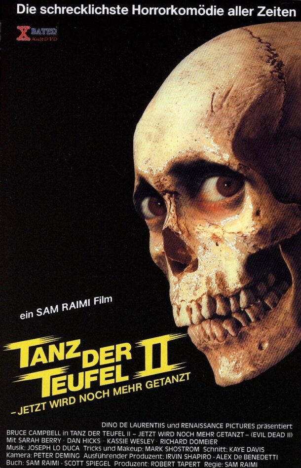 Tanz der Teufel 2 - Jetzt wird noch mehr getanzt (Hartbox - Totenkopf-Cover) (1987)